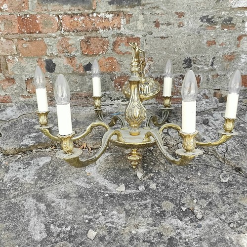 Vintage solid brass - solid, large