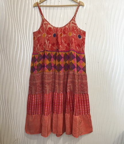 Silk patchwork summer - silk, patchwork,