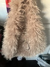 MANGO FAUX FUR LARGE BAG USED