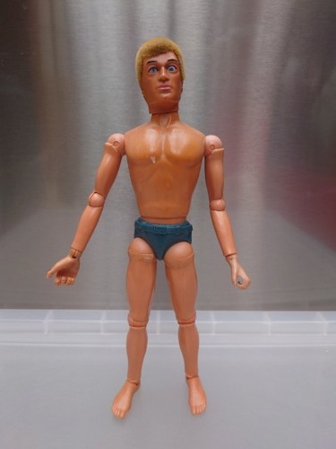 Vintage action man figure - action,