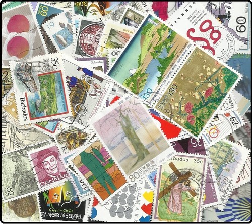 150 worldwide stamps lot - 150,
