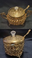 Sugar Bowl with Lid Embossed