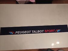 Decal Sticker Strip Shield Sun Peugeot 205 Rally Talbot Sport Blue Dark