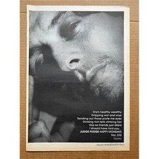 HAPPY MONDAYS JUDGE FUDGE POSTER SIZED original music press advert from 1991 - p