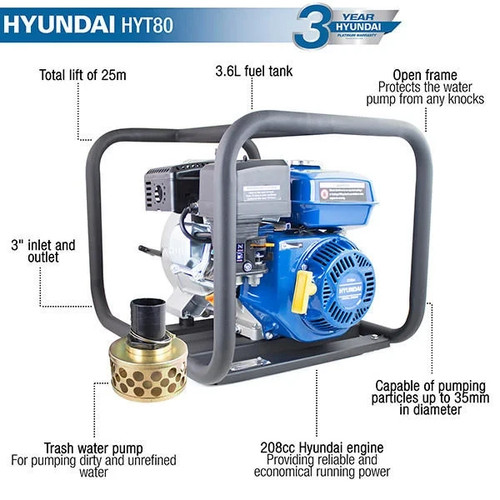 Hyundai 75mm petrol trash - hyundai,