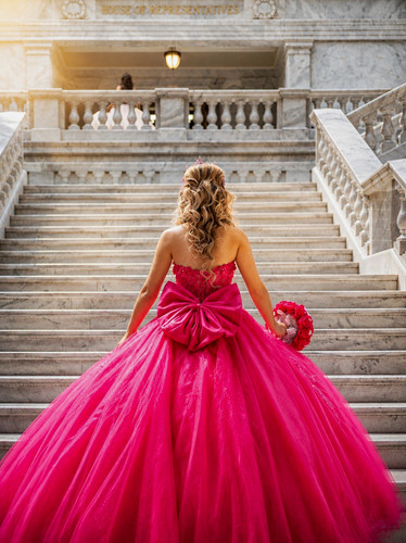 Pink glitter tulle - pink,