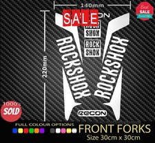 ROCKSHOX RECON  Vinyl Decal Stickers Sheet Bike Frame Cycling Cycle Bicycle Pk2