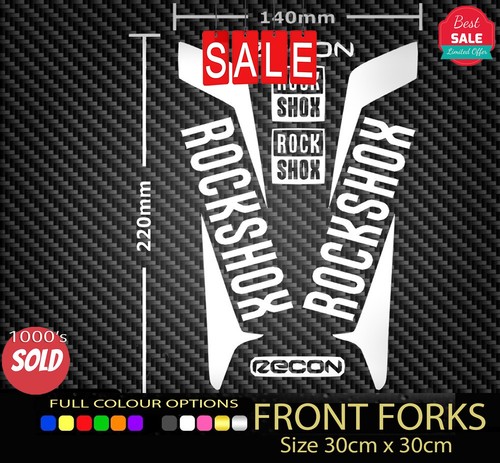 Rockshox recon vinyl decal - recon,