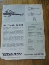 Westland Scout promotional