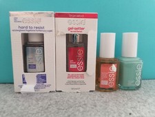 Essie Nail Treatment/Polish Bundle X4. Nail Strengthener, Top coat, Cuticle Oil