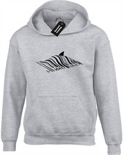BARCODE SHARK HOODY HOODIE BANKSY URBAN ART RETAIL TOP BIG TALL SIZE 3XL 4XL 5XL