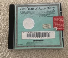 Microsoft Works v4.0 for Windows 95 - COMES WITH COA AND PRODUCT KEY - VINTAGE