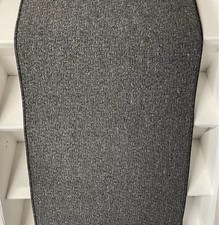 Grey Carpet Stair Runner | 13 or 14 Steps | 7.00 x 0.50| Bleach Cleanable |