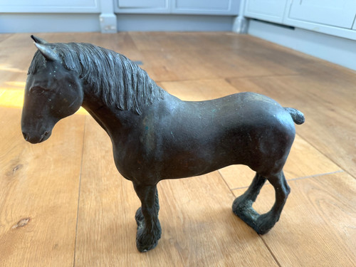 Bronze sculpture horse - of,