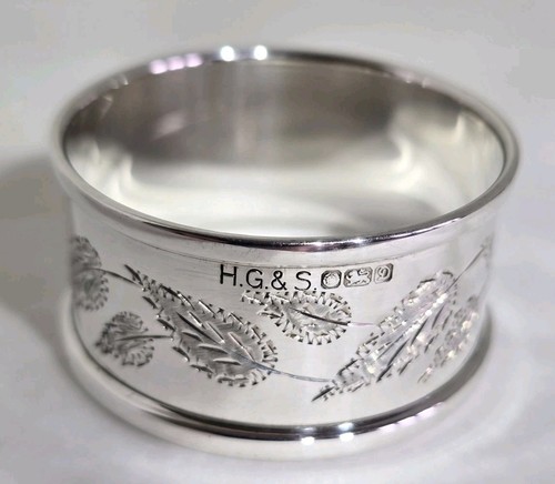 Vintage sterling silver napkin