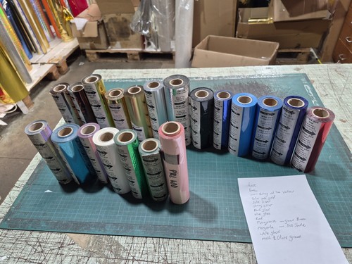 Selection hot foils - of,