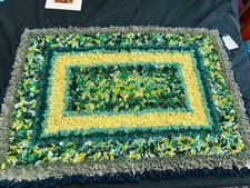 Handmade proggy proddy mat