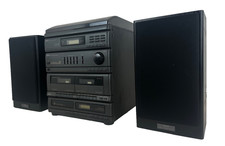 Vintage 1990's Akai AC-M55 Music System with Speakers