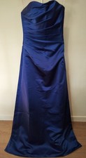 Linzi Jay Navy Bridesmaid Evening Dress Size 10 EN040