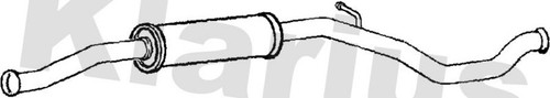 Centre muffler fits peugeot - fits,