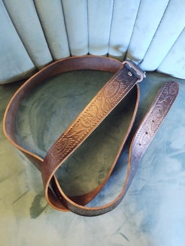 Thick real leather long - thick,