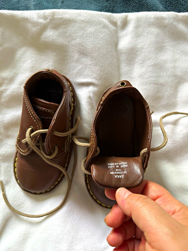 Zara baby brown leather - baby,