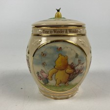 Ardleigh Elliott Classic Pooh Porcelain Music Box Time to Wander & Wonder Jar