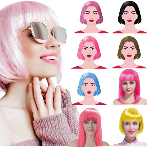 Womens short bob wig - wig, fancy