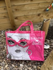 Barbie Pink Tote Beach Bag Wipeable ‘Tickled Pink’ ❤️ Iconic Audrey Hepburn 