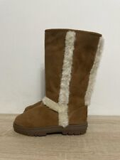 ELLA LADIES BROWN SUEDE PULL
