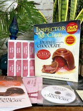 Classic Detective Murder Mystery Dinner Party with DVD Death By Chocolate Game
