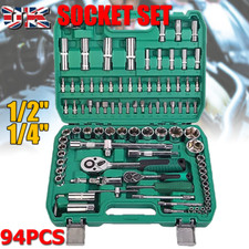 94pc 1/2" & 1/4" Socket Set &