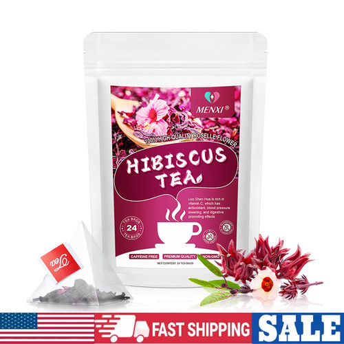 Hibiscus tea bags natural - hibiscus, 24