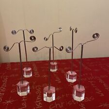Set Of 6 Acrylic Earring Stands (Jewellery Display) Earring Holder M, H13 -15cm