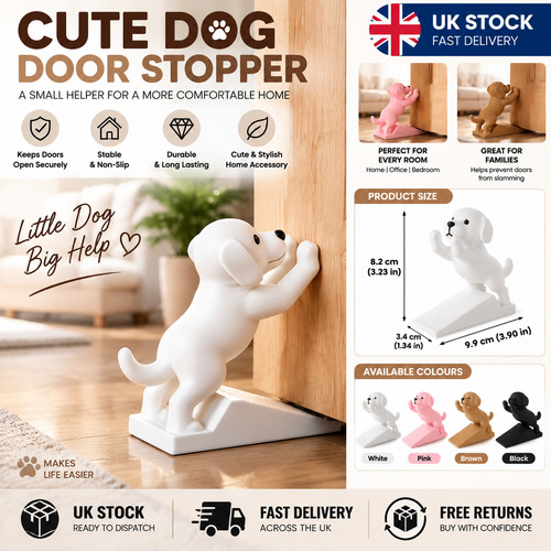 Cute puppy door stopper dog - cute,