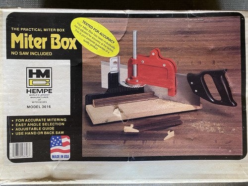 Vintage hempe miter box - hempe, model