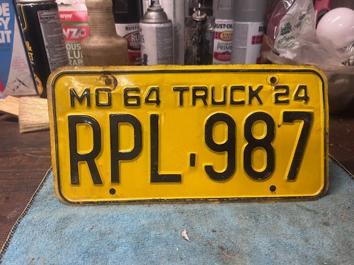 1964 missouri license plate - 1964,