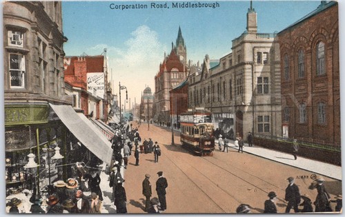 Middlesbrough vintage postcard - middlesbrough,
