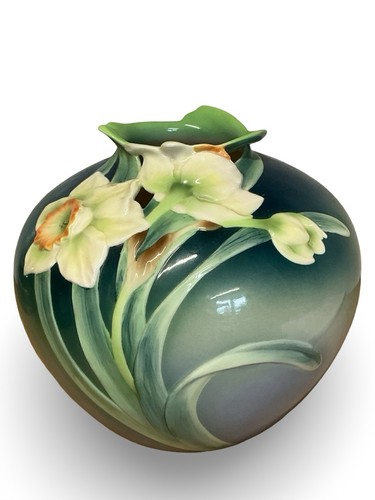 Franz porcelain daffodil globe - franz,
