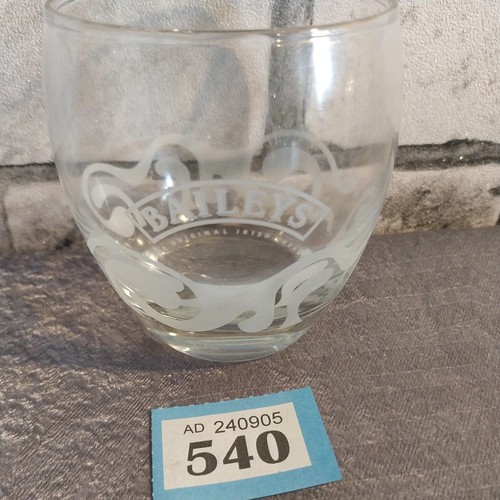 Baileys glass tumbler clear - glass,