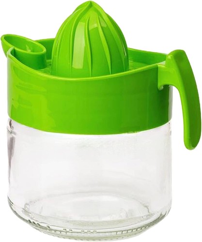 Glass fruit juicer - fruit, lemon