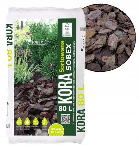 Wooden mulch decorative bark - wooden,