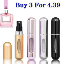 3 x Refillable Perfume Aftershave Atomiser 5ml Spray Pump Bottle Handbag Travel