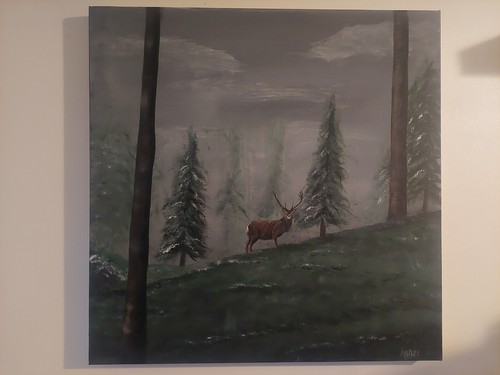 Large acrylic painting - painting, on