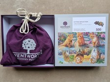 Wentworth Wooden Jigsaw Puzzle Kitten Reflection 500 Pieces