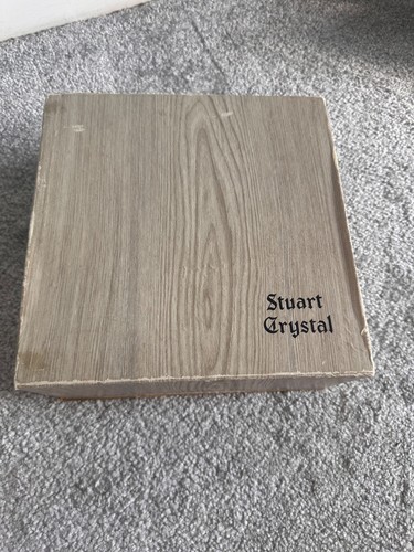 Stuart crystal fruit bowl - stuart,