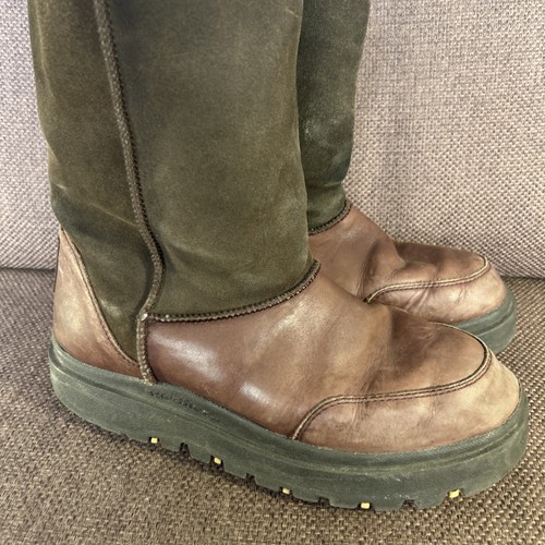 Skechers brown suede boots - skechers,