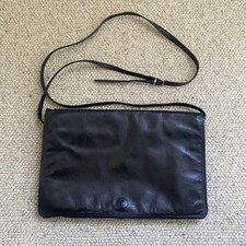 ENNY CLUTCH BAG BLACK STRAP