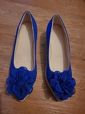 Ladies Size Uk 8 Royal Blue