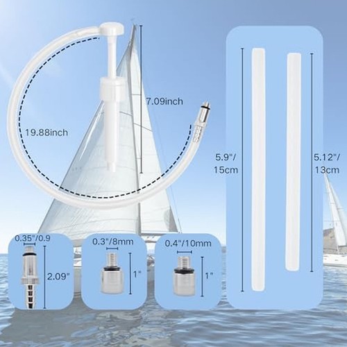 Oil suction pump kit for - kit, boats